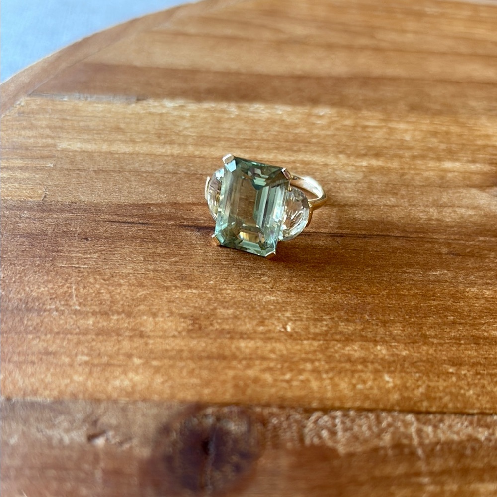EFFY
14K Yellow Gold & Green
Amethyst Cocktail Ring